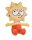 The Simpsons Plüschtier 39 cm – Lisa– Weiches Kuscheltier für Kinder, Fans & Sammler, Stofftier zum Kuscheln – 1 Stück