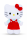 Hello Kitty Kuscheltier Plüschtier 45 cm Stofftier Schleife rot