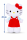 Hello Kitty Kuscheltier Plüschtier 45 cm Stofftier Schleife rot