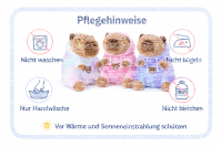Capybara Kuscheltier 25 cm bunt – Plüsch Tierfigur mit buntem Hoodie, Weiches Stofftier für Kinder, Geschenkidee & Deko, 1 Stück