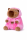 Capybara Kuscheltier 25 cm pink – Plüsch Tierfigur mit buntem Hoodie, Weiches Stofftier für Kinder, Geschenkidee & Deko, 1 Stück