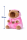 Capybara Kuscheltier 25 cm pink – Plüsch Tierfigur mit buntem Hoodie, Weiches Stofftier für Kinder, Geschenkidee & Deko, 1 Stück