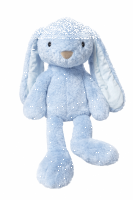 Kuscheltier Hase XXL 70 cm Plüschtier mit langen Ohren weich Babyblau Pastell Stofftier zum Spielen Schlafen Dekoration Geschenk für Kinder
