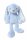 Kuscheltier Hase XXL 70 cm Plüschtier mit langen Ohren weich Babyblau Pastell Stofftier zum Spielen Schlafen Dekoration Geschenk für Kinder