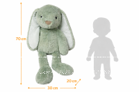 Kuscheltier Hase XXL 70 cm Pl&uuml;schtier mit langen...