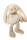Kuscheltier Hase XXL 70 cm Plüschtier mit langen Ohren weich braun Pastell Stofftier zum Spielen Schlafen Dekoration Geschenk für Kinder