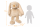 Kuscheltier Hase XXL 70 cm Plüschtier mit langen Ohren weich braun Pastell Stofftier zum Spielen Schlafen Dekoration Geschenk für Kinder