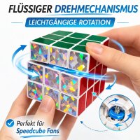 Cubic Zauberwürfel 3x3 Puzzle Würfel 6 cm Speed...