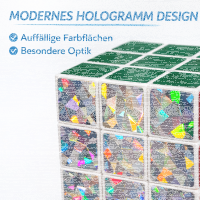 Cubic Zauberwürfel 3x3 Puzzle Würfel 6 cm Speed Cube – Geduldsspiel Denkspiel Speedcube Magic Cube Gehirntraining für Kinder und Erwachsene