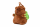 Capybara Plüsch Anhänger mit Rucksack – Süßer Backpack Clip Schlüsselanhänger Braun Grün – Kuscheltier Taschenanhänger für Rucksack, Tasche oder Schlüsselbund – 11 cm