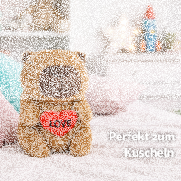 Capybara Kuscheltier 20 cm mit Herz – Weiches Capybara Plüschtier mit Love Herz – Süße Tierfigur Stofftier Geschenk für Kinder Mädchen Jungen