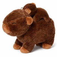 Capybara Kuscheltier mit Baby 26 cm –...