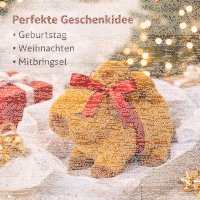 Capybara Kuscheltier mit Baby 26 cm – Plüschtier Capybara Stofftier weich – Tierfigur mit Baby auf dem Rücken – zufällige Farbvariante – Geschenkidee für Kinder