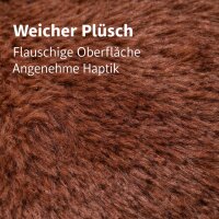Capybara Kuscheltier mit Baby 26 cm – Plüschtier Capybara Stofftier weich – Tierfigur mit Baby auf dem Rücken – zufällige Farbvariante – Geschenkidee für Kinder