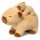 Capybara Kuscheltier mit Baby 26 cm – Plüschtier Capybara Stofftier weich – Tierfigur mit Baby auf dem Rücken – zufällige Farbvariante – Geschenkidee für Kinder
