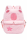 Capybara Plüsch Rucksack Kinder Rosa Pink – Kinderrucksack mit Hauptfach & Frontfach Reißverschluss, Verstellbare Schultergurte, Kuscheliger Mini Rucksack 28 x 25 x 10 cm