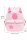 Capybara Plüsch Rucksack Kinder Rosa Pink – Kinderrucksack mit Hauptfach & Frontfach Reißverschluss, Verstellbare Schultergurte, Kuscheliger Mini Rucksack 28 x 25 x 10 cm