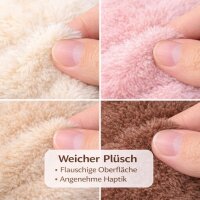 Plüsch Bär Schlüsselanhänger 13 cm – Kuscheliger Teddy Anhänger mit goldfarbenem Schlüsselring – Weiches Stofftier für Tasche, Rucksack oder Schlüsselbund – rosa