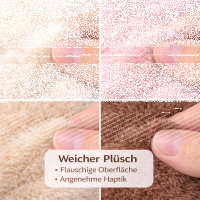 Pl&uuml;sch B&auml;r Schl&uuml;sselanh&auml;nger 13 cm &ndash; Kuscheliger Teddy Anh&auml;nger mit goldfarbenem Schl&uuml;sselring &ndash; Weiches Stofftier f&uuml;r Tasche, Rucksack oder Schl&uuml;sselbund &ndash; rosa