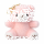 Pl&uuml;sch B&auml;r Schl&uuml;sselanh&auml;nger 13 cm &ndash; Kuscheliger Teddy Anh&auml;nger mit goldfarbenem Schl&uuml;sselring &ndash; Weiches Stofftier f&uuml;r Tasche, Rucksack oder Schl&uuml;sselbund &ndash; rosa