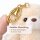 Plüsch Bär Schlüsselanhänger 13 cm – Kuscheliger Teddy Anhänger mit goldfarbenem Schlüsselring – Weiches Stofftier für Tasche, Rucksack oder Schlüsselbund – beige