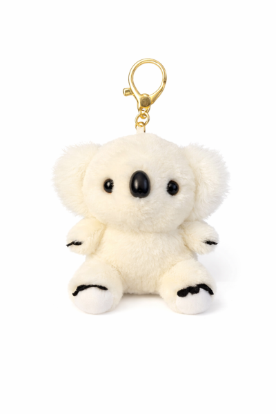 Koala Schl&uuml;sselanh&auml;nger Pl&uuml;sch 12 cm weich Kuscheltier Anh&auml;nger in beige