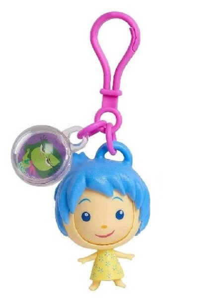 Disney Alles steht Kopf Anh&auml;nger Freude 8cm mit 3 Gesichtsausdr&uuml;cken Clip