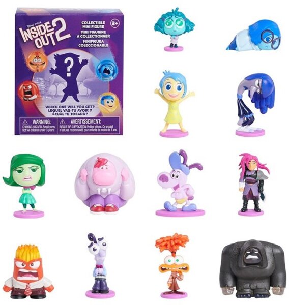 Alles steht Kopf 2 Sammelfigur Blindpack – Überraschungsfigur, zufällige Auswahl, Mini Figur für Kinder, Sammelspielzeug ab 3 Jahren
