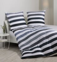 Janine Mako-Satin Bettw&auml;sche 200X200 J. D. silber...