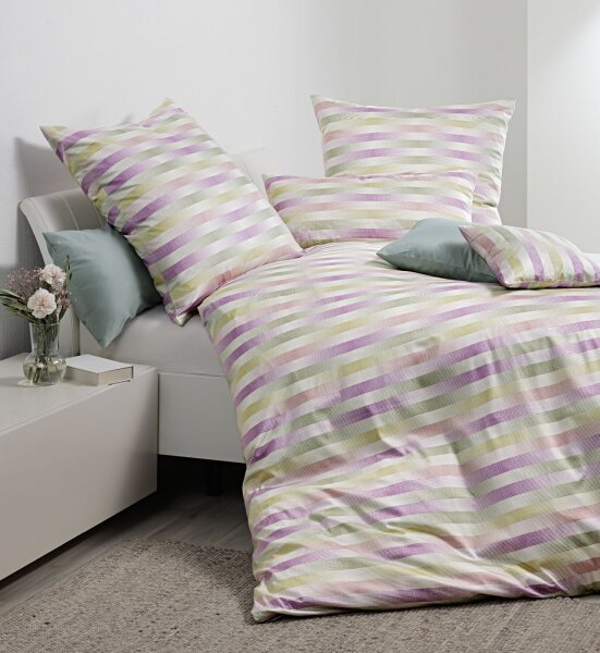 Janine Interlock-Jersey Bettwäsche 155x220 Carmen S multicolor