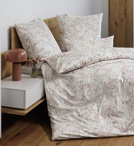 Janine Interlock-Jersey Bettwäsche 135X200 Carmen S sand taupe