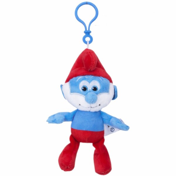 Schl&uuml;mpfe Blindpack Pl&uuml;sch Anh&auml;nger Bagclip 16 cm &Uuml;berraschung