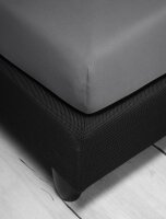 Irisette Premium Stretch Spannbetttuch Porto 0020 1 x Spannbetttuch mit Rundumgummi für Matratzen von 180-200 x 200-220 cm orange