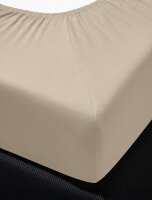 Irisette Premium Stretch Spannbetttuch Porto 0020 1 x Spannbetttuch mit Rundumgummi für Matratzen von 180-200 x 200-220 cm grün