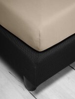 Irisette Premium Stretch Spannbetttuch Porto 0020 1 x Spannbetttuch mit Rundumgummi für Matratzen von 180-200 x 200-220 cm grün