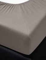 Irisette Premium Stretch Spannbetttuch Porto 0020 1 x Spannbetttuch mit Rundumgummi für Matratzen von 180-200 x 200-220 cm rot