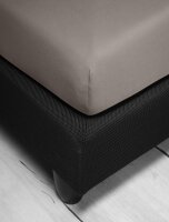Irisette Premium Stretch Spannbetttuch Porto 0020 1 x Spannbetttuch mit Rundumgummi für Matratzen von 180-200 x 200-220 cm rot