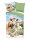 Pure Bettw&auml;sche 135x200 + 1 x 80x80 cm Mikrofaser Farm Bauernhoftiere bunt