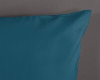 Pure Bettwäsche 200x200 + 2 x 80x80 cm Mikrofaser Uni uni blau
