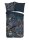 Pure Bettwäsche 155x220 + 1 x 80x80 cm Mikrofaser Arienne  blau