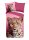Pure Bettwäsche 155x220 + 1 x 80x80 cm Mikrofaser Leona Panther rosa