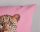 Pure Bettwäsche 155x220 + 1 x 80x80 cm Mikrofaser Leona Panther rosa