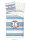 Pure Bettwäsche 200x200 + 2 x 80x80 cm Mikrofaser Selin maritim mit Boje blau