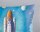 Good Morning Bettwäsche 135x200 + 1 x 80x80 cm Flanell Fred Raketenstart blau