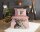 Good Morning Bettwäsche 135x200 + 1 x 80x80 cm Flanell Kiran Leopardenjunges mit Blumenkranz rosa