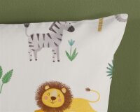 Good Morning Bettwäsche 100x135 + 1 x  40x60 cm Renforcé Artis tropische Tiere natur