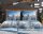 Good Morning Bettwäsche 155x220 + 1 x 80x80 cm Flanell Albert Schnee / Winterlandschaft blau