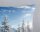 Good Morning Bettwäsche 155x220 + 1 x 80x80 cm Flanell Albert Schnee / Winterlandschaft blau