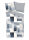 Good Morning Bettw&auml;sche 200x200 + 2 x 80x80 cm Renforc&eacute; Aiden abstrakt / modern blau