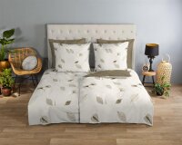 Good Morning Bettw&auml;sche 155x220 + 1 x 80x80 cm Renforc&eacute; Saar Federn natur